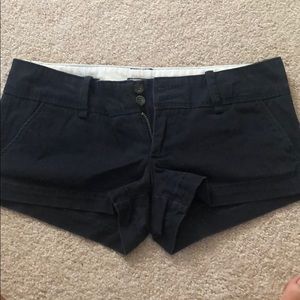 Abercrombie & Fitch Khaki Shorts, Navy